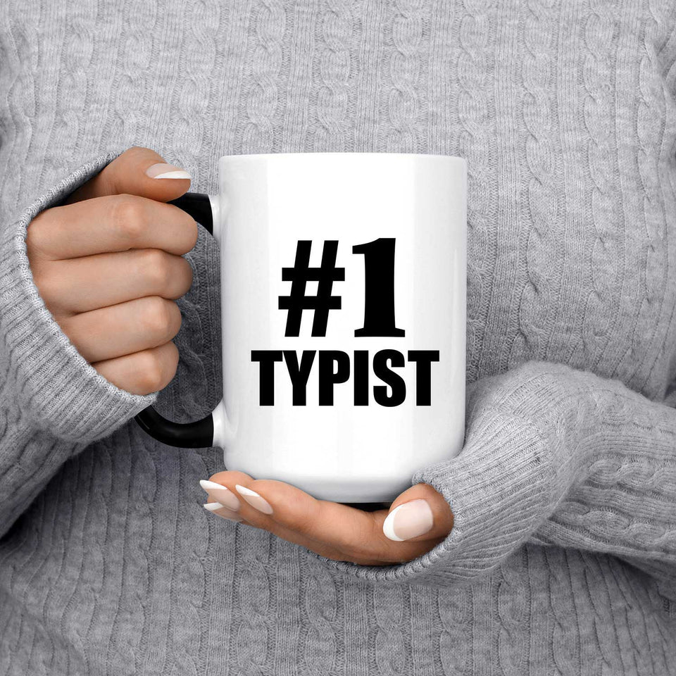 Number One #1 Typist - 15 Oz Color Changing Mug