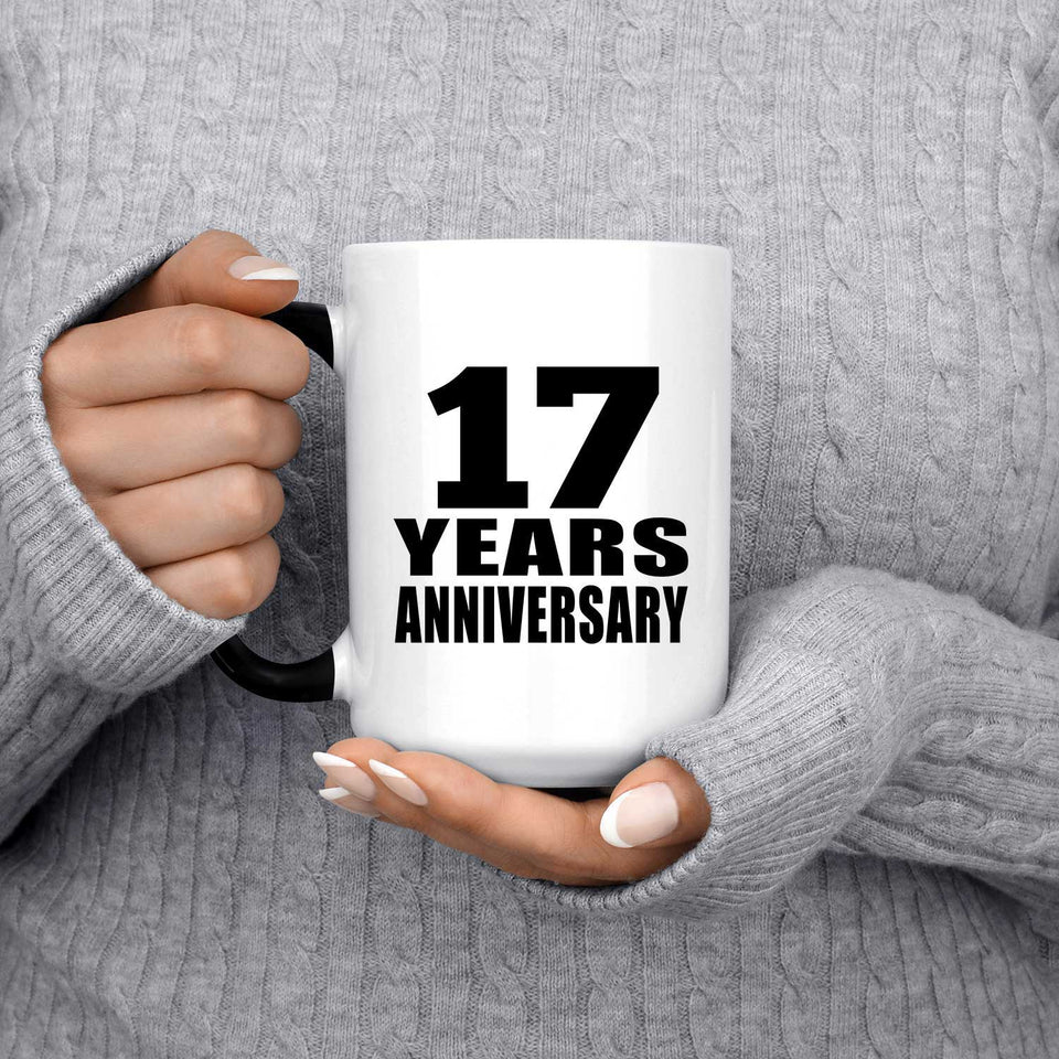 17th Anniversary 17 Years - 15 Oz Color Changing Mug