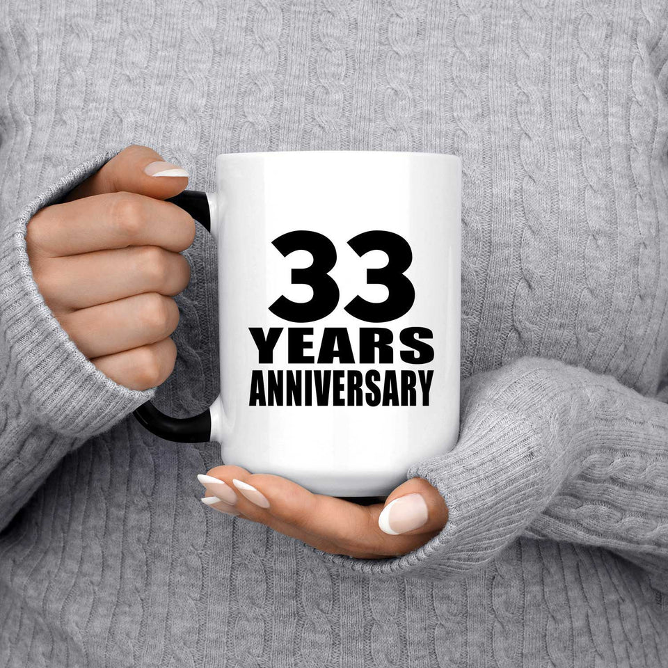 33rd Anniversary 33 Years - 15 Oz Color Changing Mug