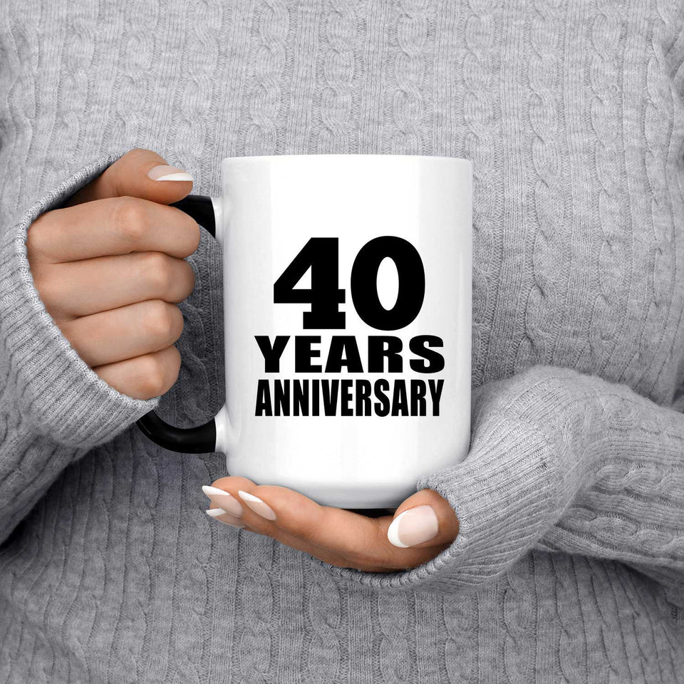 40th Anniversary 40 Years - 15 Oz Color Changing Mug