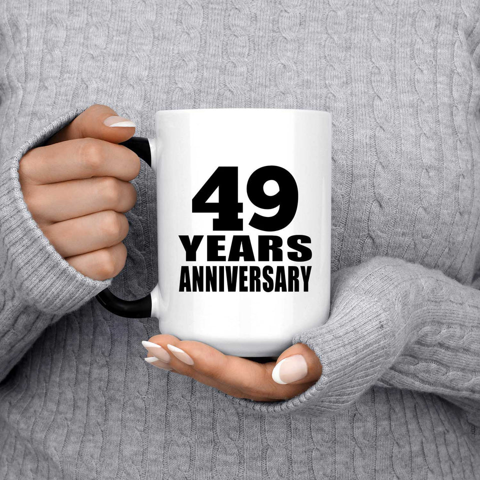 49th Anniversary 49 Years - 15 Oz Color Changing Mug
