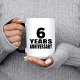 6th Anniversary 6 Years - 15 Oz Color Changing Mug