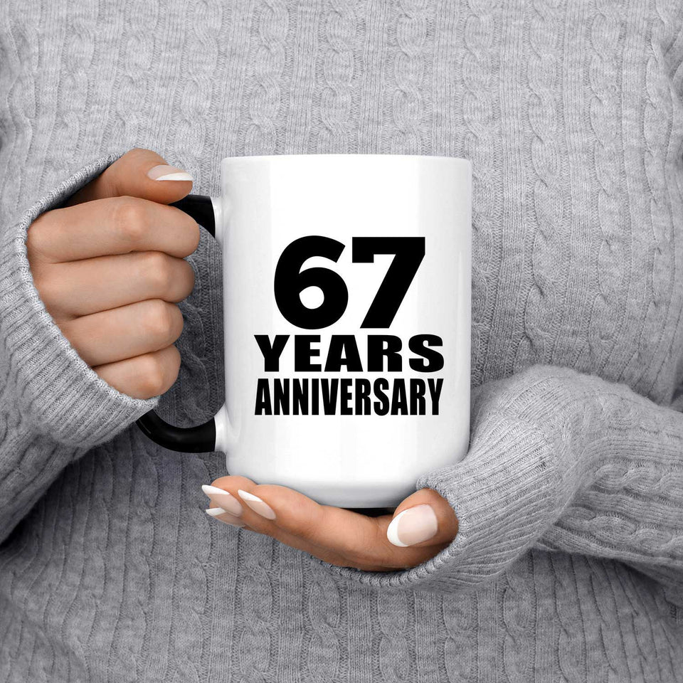 67th Anniversary 67 Years - 15 Oz Color Changing Mug