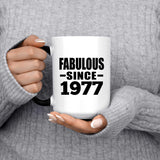 47th Birthday Fabulous Since 1977 - 15 Oz Color Changing Mug