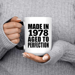 46th Birthday Made In 1978 Aged to Perfection - 15 Oz Color Changing Mug