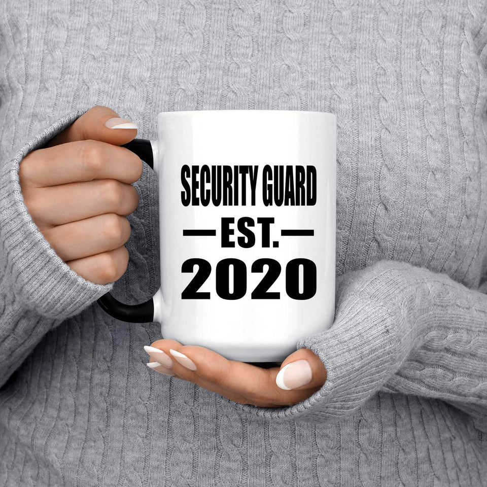 Security Guard Established EST. 2020 - 15oz Color Changing Mug