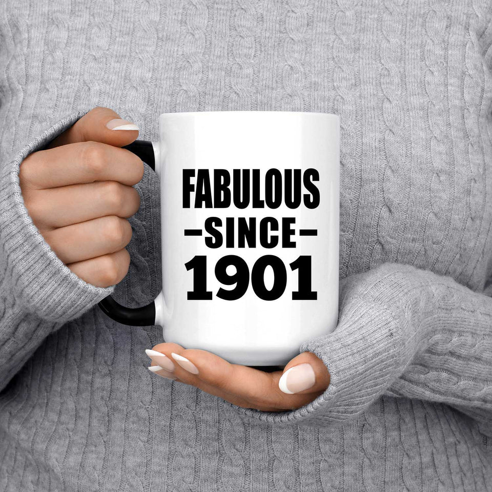123rd Birthday Fabulous Since 1901 - 15oz Color Changing Mug