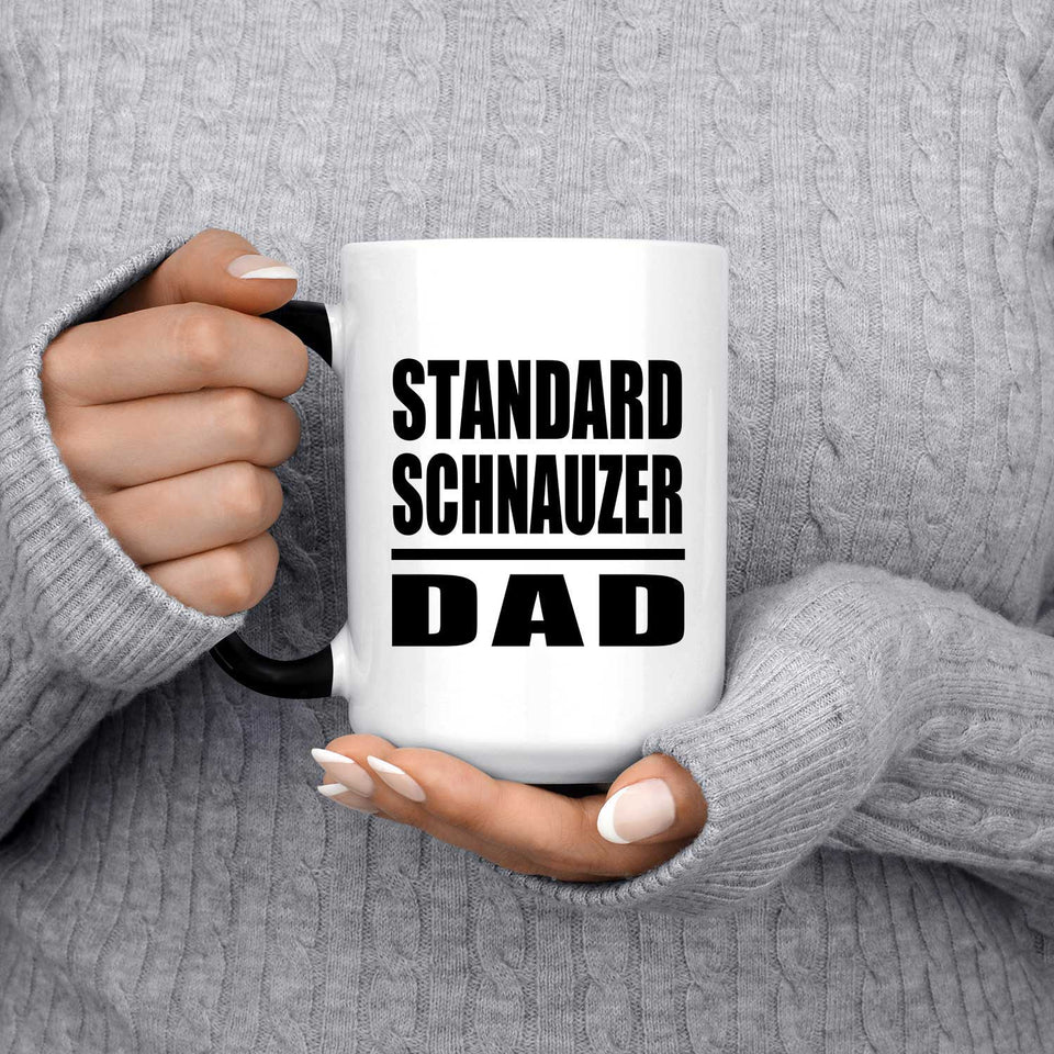 Standard Schnauzer Dad - 15oz Color Changing Mug