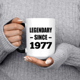 47th Birthday Legendary Since 1977 - 15oz Color Changing Mug
