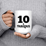 10th Birthday 10 & Fabulous - 15oz Color Changing Mug