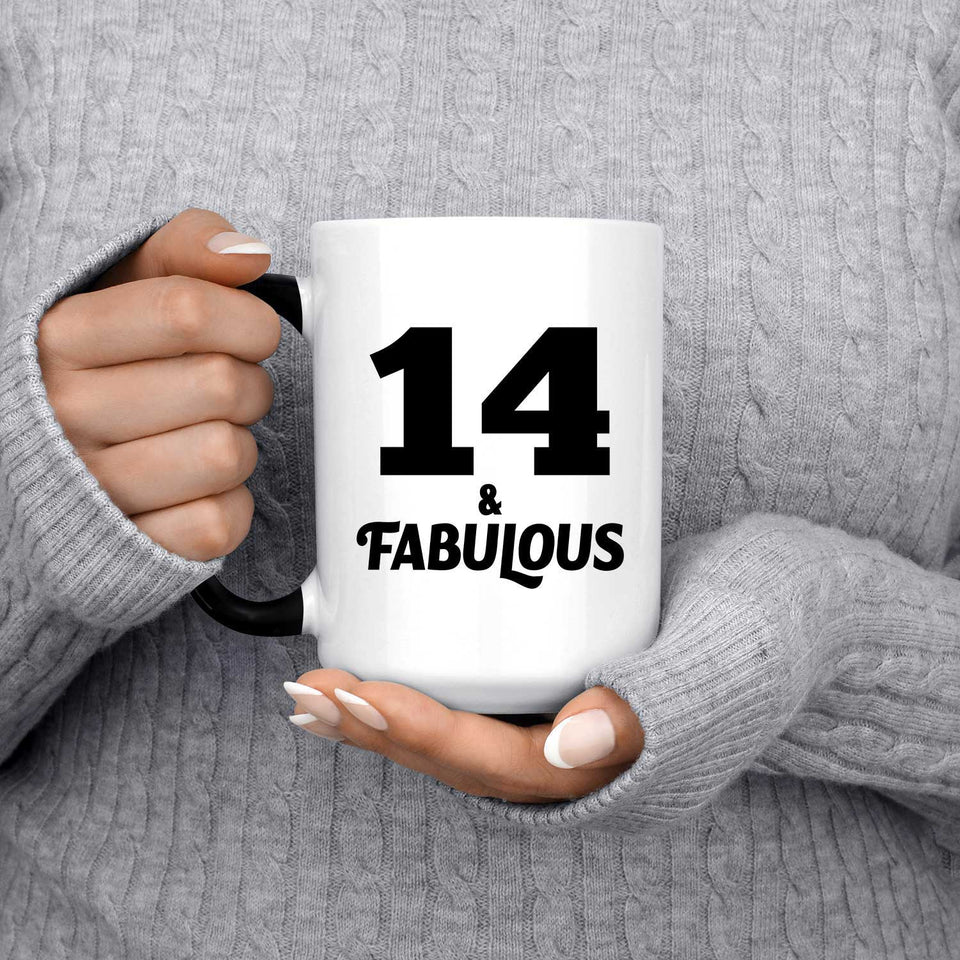 14th Birthday 14 & Fabulous - 15oz Color Changing Mug