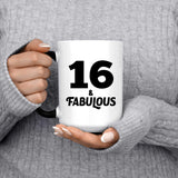 16th Birthday 16 & Fabulous - 15oz Color Changing Mug