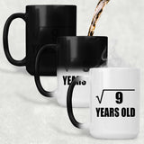 3rd Birthday Square Root of 9 Years Old - 15oz Color Changing Mug