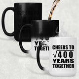 20th Anniversary Cheers To Square Root of 400 Years Together - 15oz Color Changing Mug