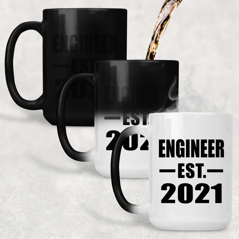 Engineer Established EST. 2021 - 15oz Color Changing Mug