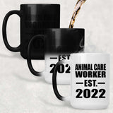Animal Care Worker Established EST. 2022 - 15oz Color Changing Mug