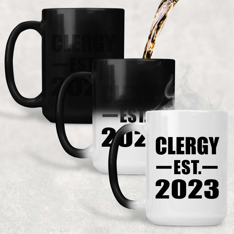 Clergy Established EST. 2023 - 15oz Color Changing Mug