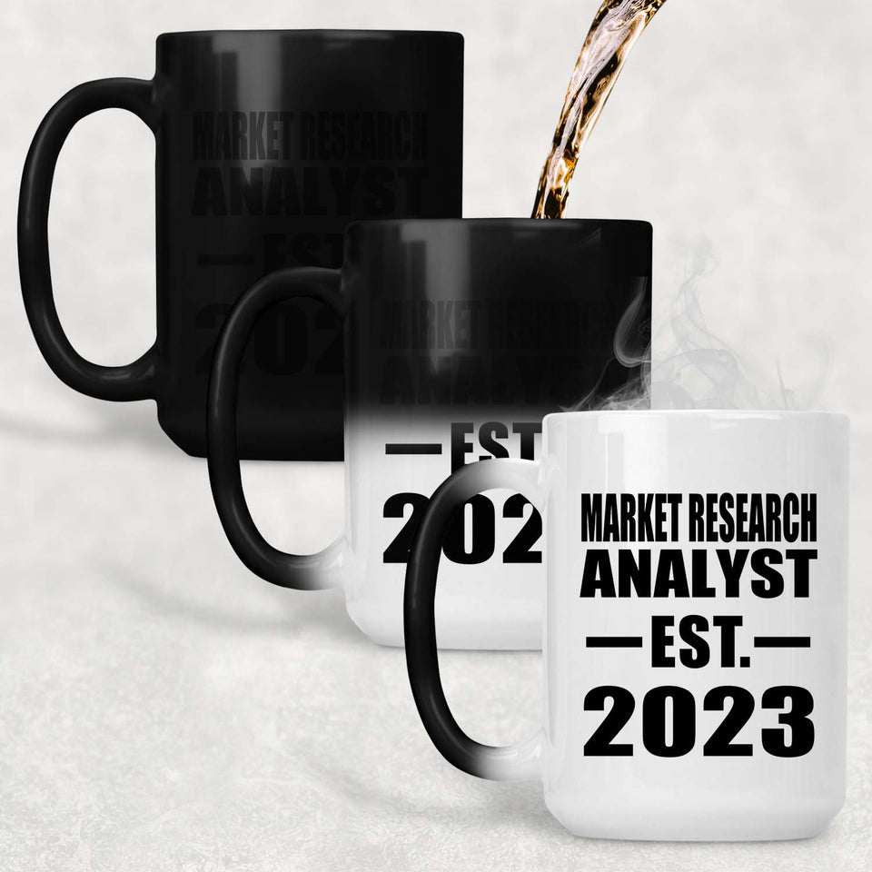 Market Research Analyst Established EST. 2023 - 15oz Color Changing Mug