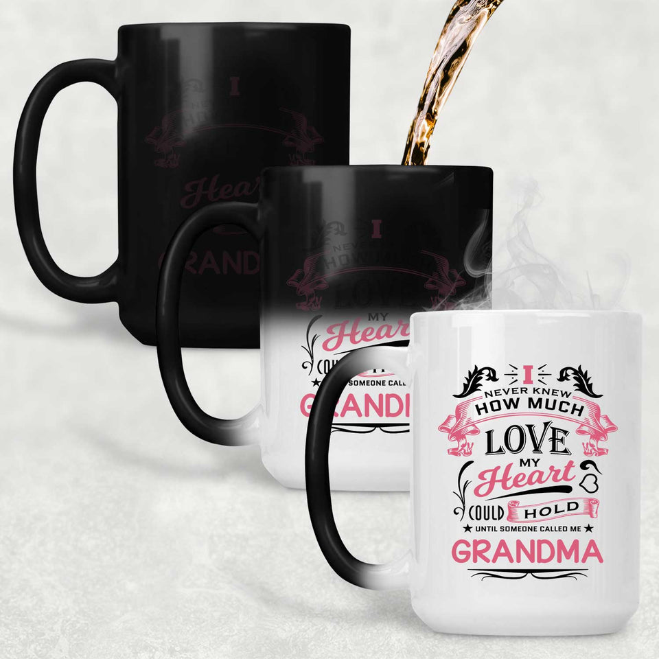 How Much Love Could Hold Until Called Me Grandma - 15 Oz Color Changing Mug