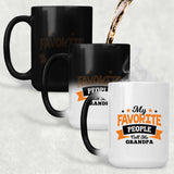 My Favorite People Call Me Grandpa - 15 Oz Color Changing Mug
