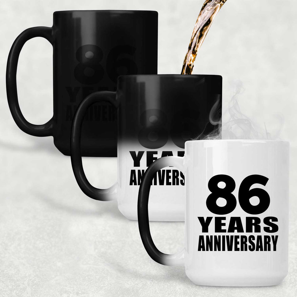 86th Anniversary 86 Years - 15 Oz Color Changing Mug