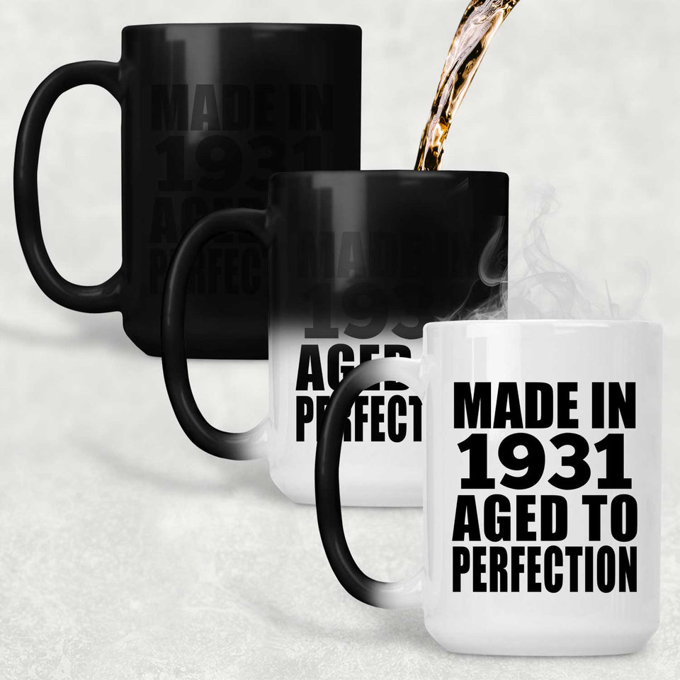 93rd Birthday Made In 1931 Aged to Perfection - 15 Oz Color Changing Mug