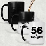 56th Birthday 56 & Fabulous - 15oz Color Changing Mug