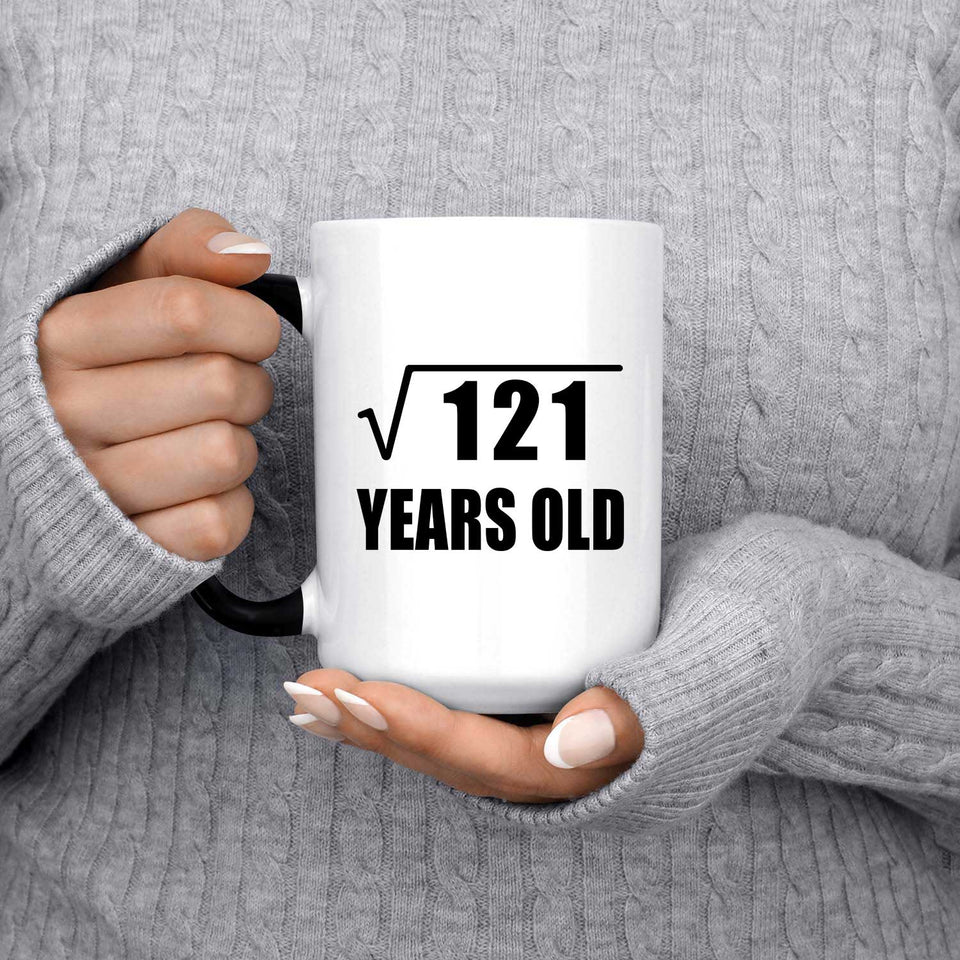 11th Birthday Square Root of 121 Years Old - 15oz Color Changing Mug