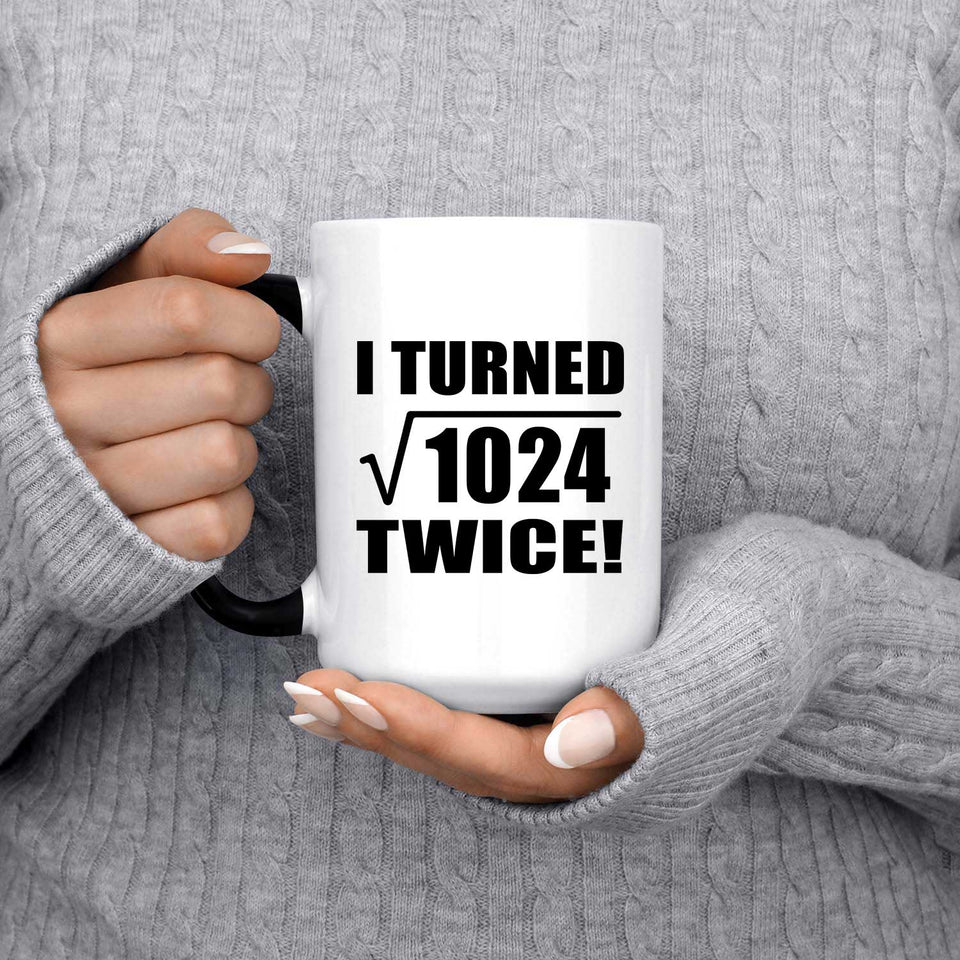 64th Birthday I Turned Square Root of 1024 Twice - 15oz Color Changing Mug