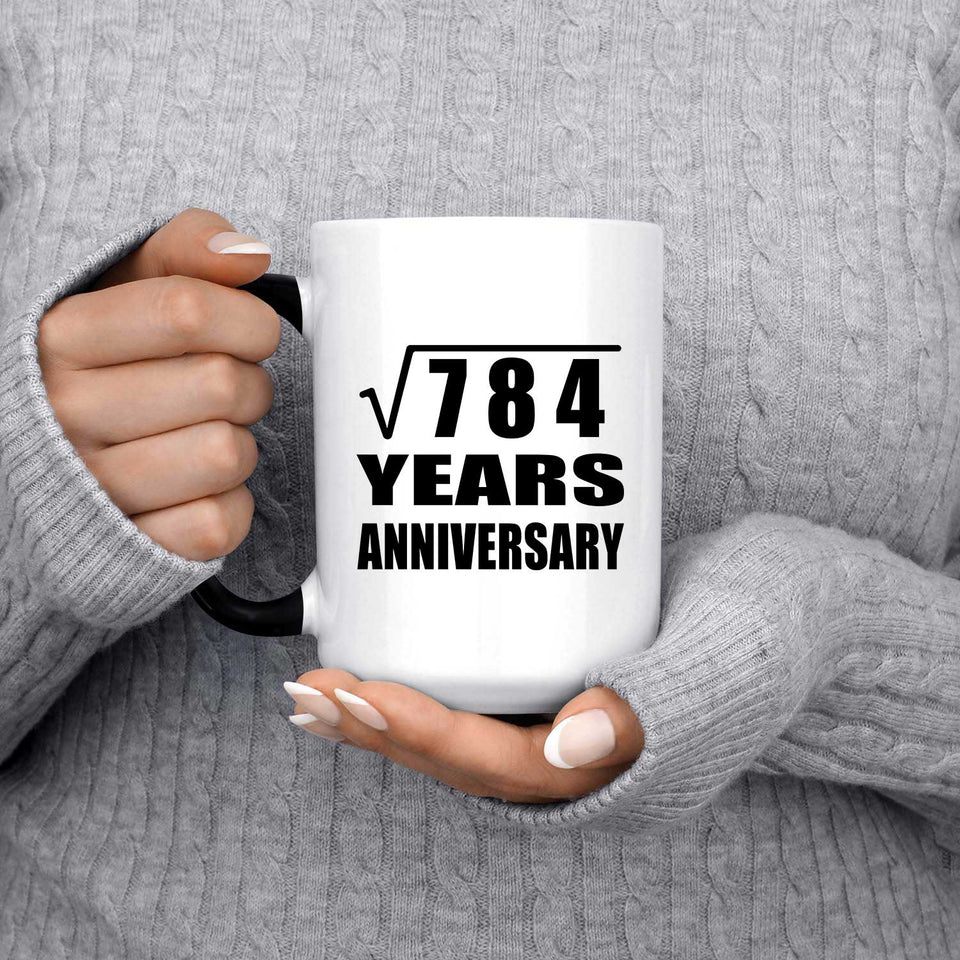 28th Anniversary Square Root of 784 Years Anniversary - 15oz Color Changing Mug