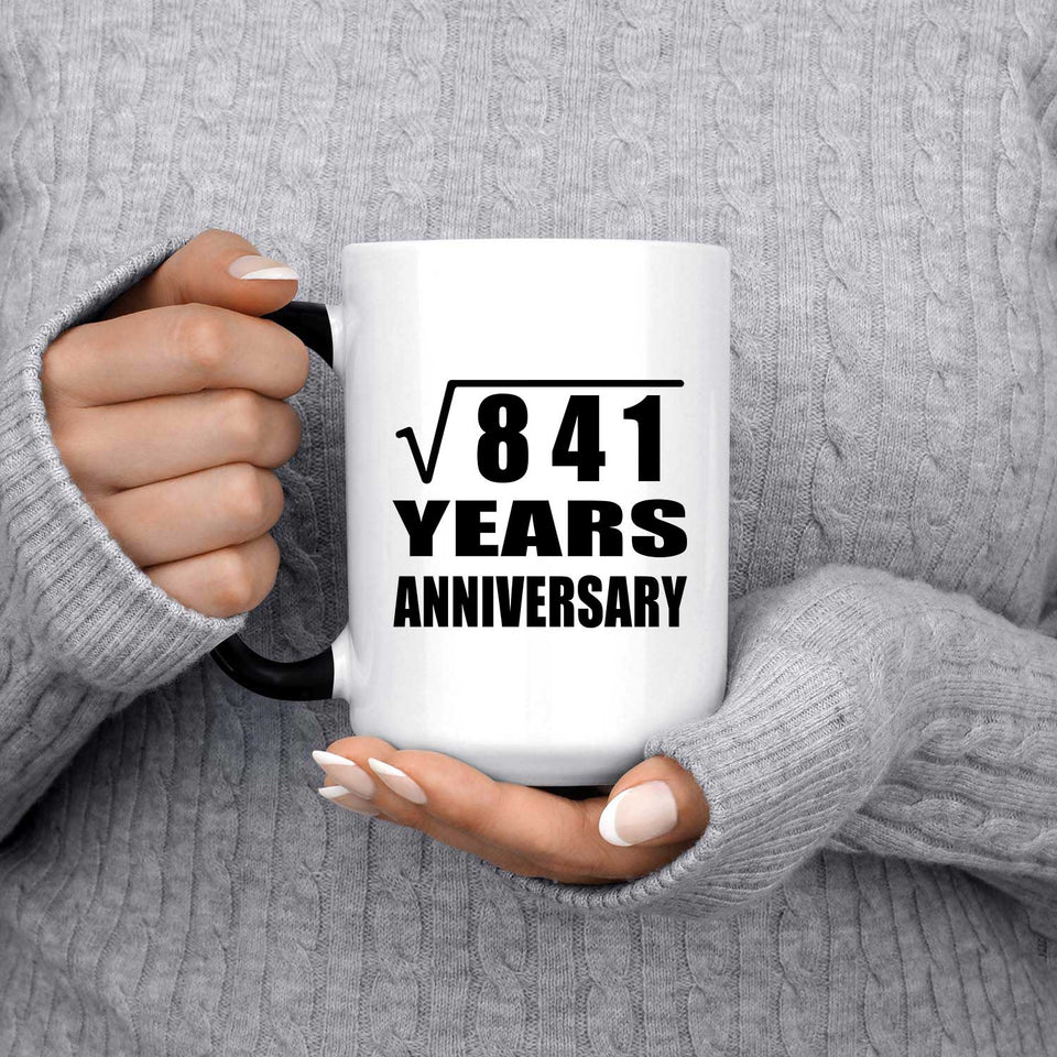 29th Anniversary Square Root of 841 Years Anniversary - 15oz Color Changing Mug
