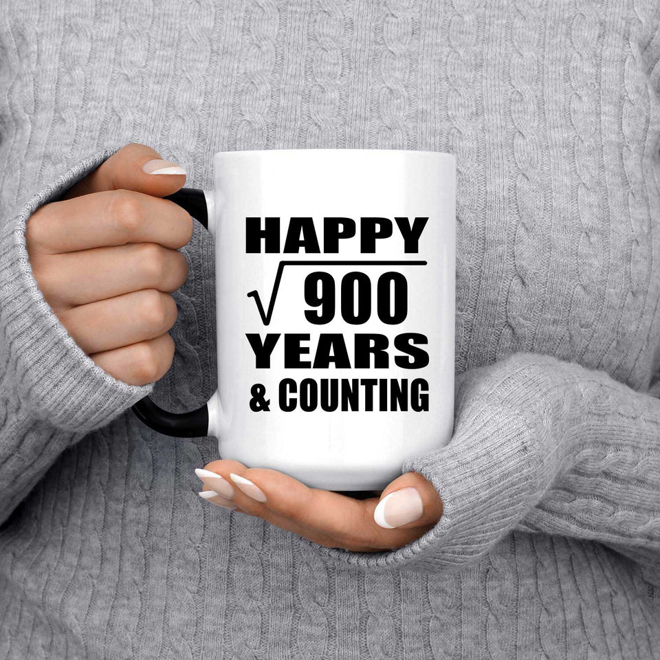 Happy 30th Anniversary Square Root of 900 Years & Counting - 15oz Color Changing Mug