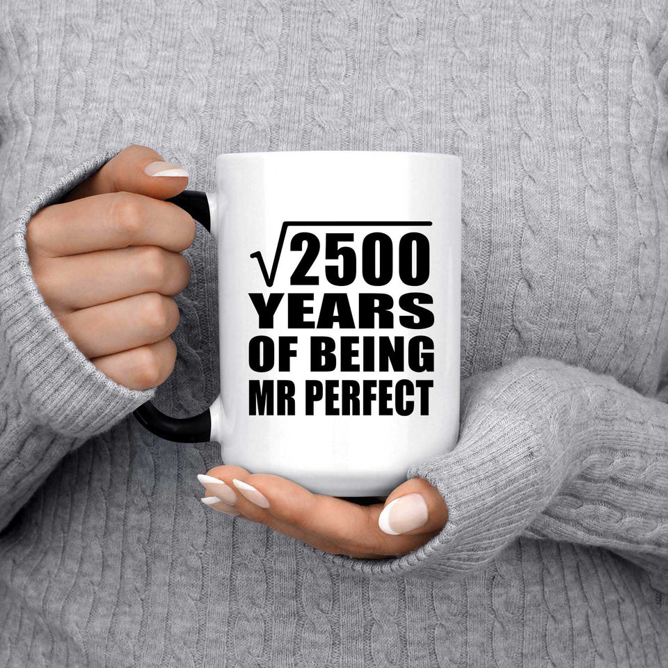 50th Anniversary Square Root of 2500 Years of Mr Perfect - 15oz Color Changing Mug
