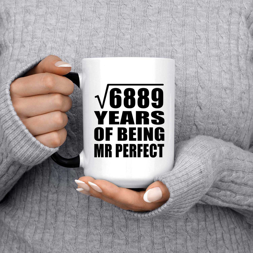 83rd Anniversary Square Root of 6889 Years of Mr Perfect - 15oz Color Changing Mug