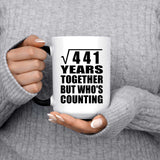 21st Anniversary Square Root of 441 Years Who's Counting - 15oz Color Changing Mug