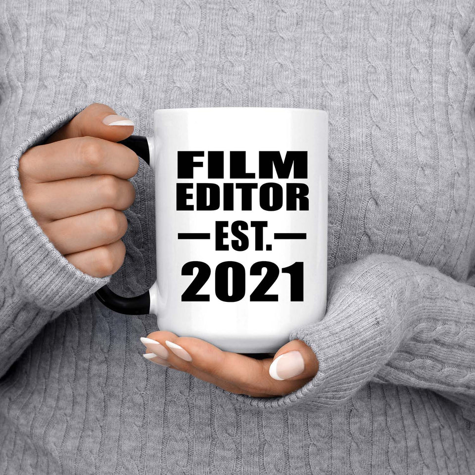 Film Editor Established EST. 2021 - 15oz Color Changing Mug