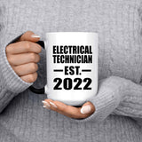 Electrical Technician Established EST. 2022 - 15oz Color Changing Mug