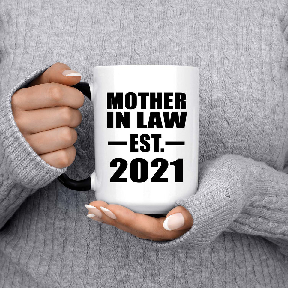 Mother In Law Established EST. 2021 - 15oz Color Changing Mug