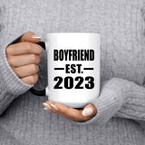 Boyfriend Established EST. 2023 - 15oz Color Changing Mug