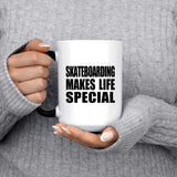 Skateboarding Makes Life Special - 15oz Color Changing Mug
