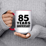 85th Anniversary 85 Years - 15oz Accent Mug Red
