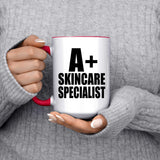A+ Skincare Specialist - 15oz Accent Mug Red