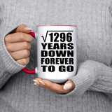 36th Anniversary Square Root of 1296 Years Down Forever To Go - 15oz Accent Mug Red