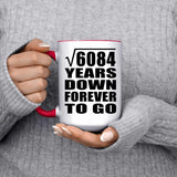 78th Anniversary Square Root of 6084 Years Down Forever To Go - 15oz Accent Mug Red