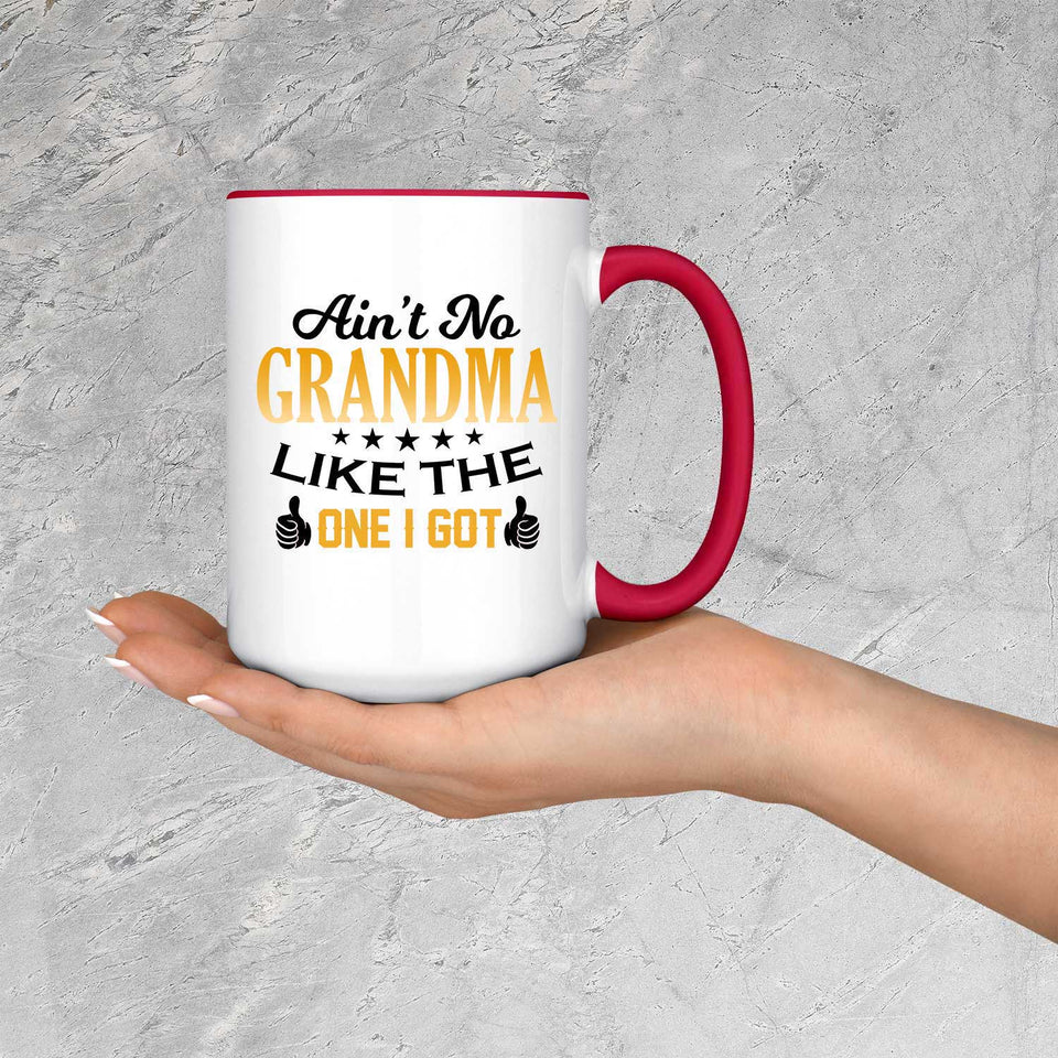 Ain't No Grandma Like The One I Got - 15oz Accent Mug Red