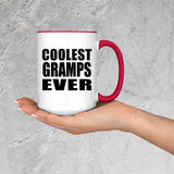 Coolest Gramps Ever - 15oz Accent Mug Red