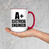 A+ Electrical Engineer - 15oz Accent Mug Red