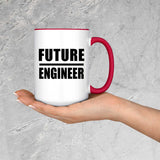 Future Engineer - 15oz Accent Mug Red