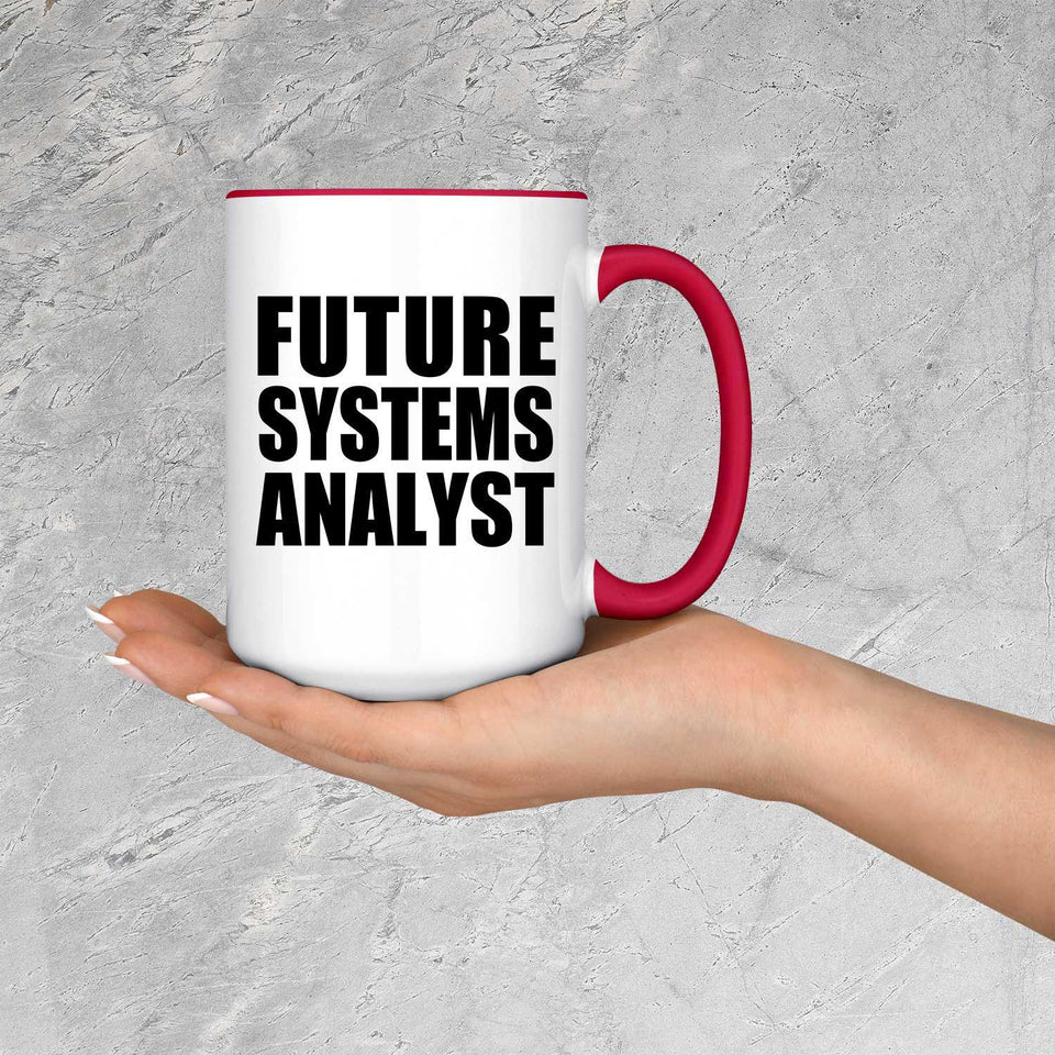 Future Systems Analyst - 15oz Accent Mug Red