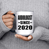 Audiologist Since 2020 - 15oz Accent Mug Black
